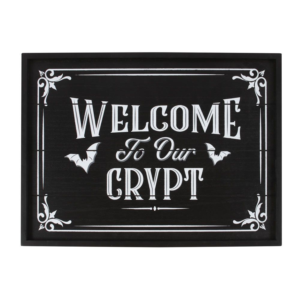 Eleanoras Welcome To Our Crypt Wall Plaque Signs & Plaques