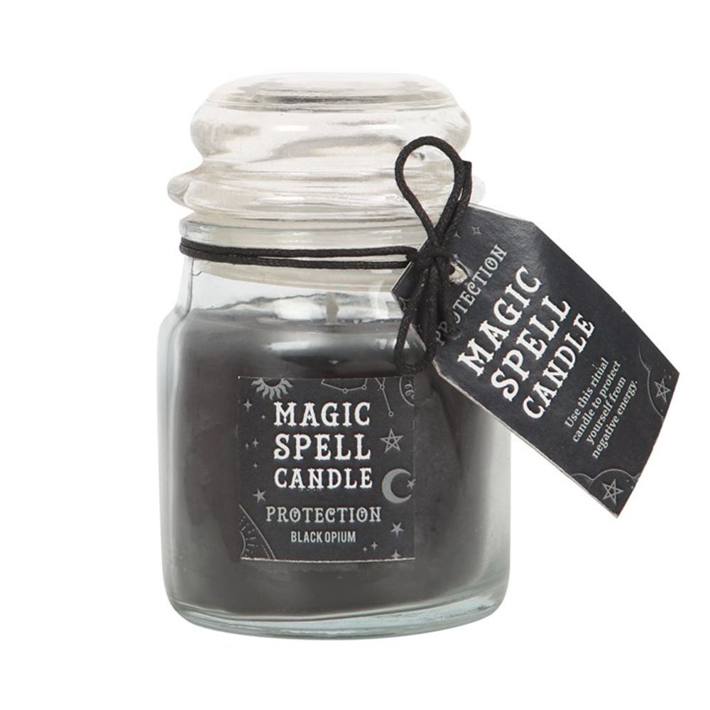 Eleanoras Opium Protection Spell Candle Jar Spell Candles
