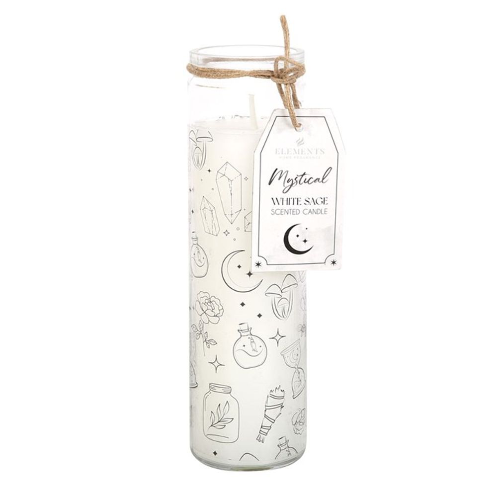 Eleanoras MYSTICAL WHITE SAGE TUBE CANDLE Candles - Scented