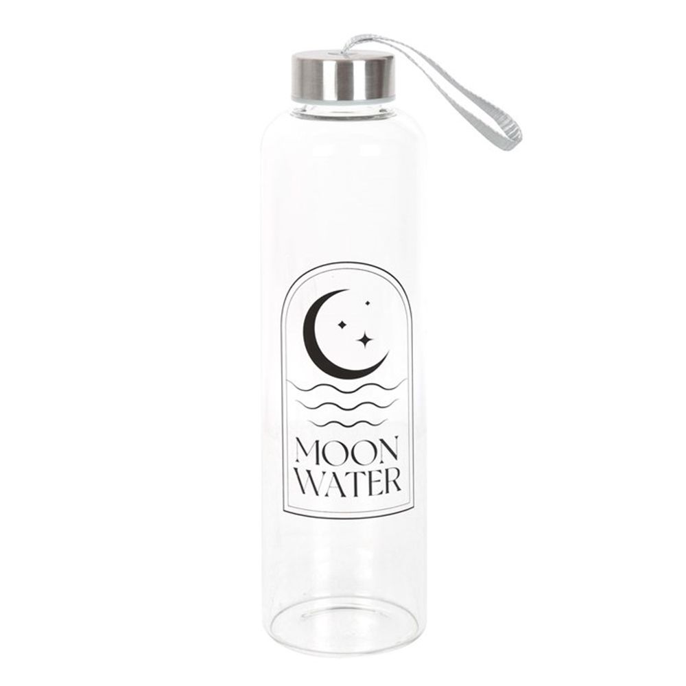Eleanoras Moon Water Glass Water Bottle Bottles & Flasks