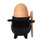 Eleanoras Cauldron Egg Cup With Broom Spoon Egg Cups & Storage