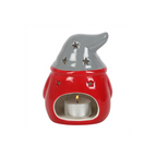 Eleanoras Red & Grey Gonk Tealight Holder Candle Holders