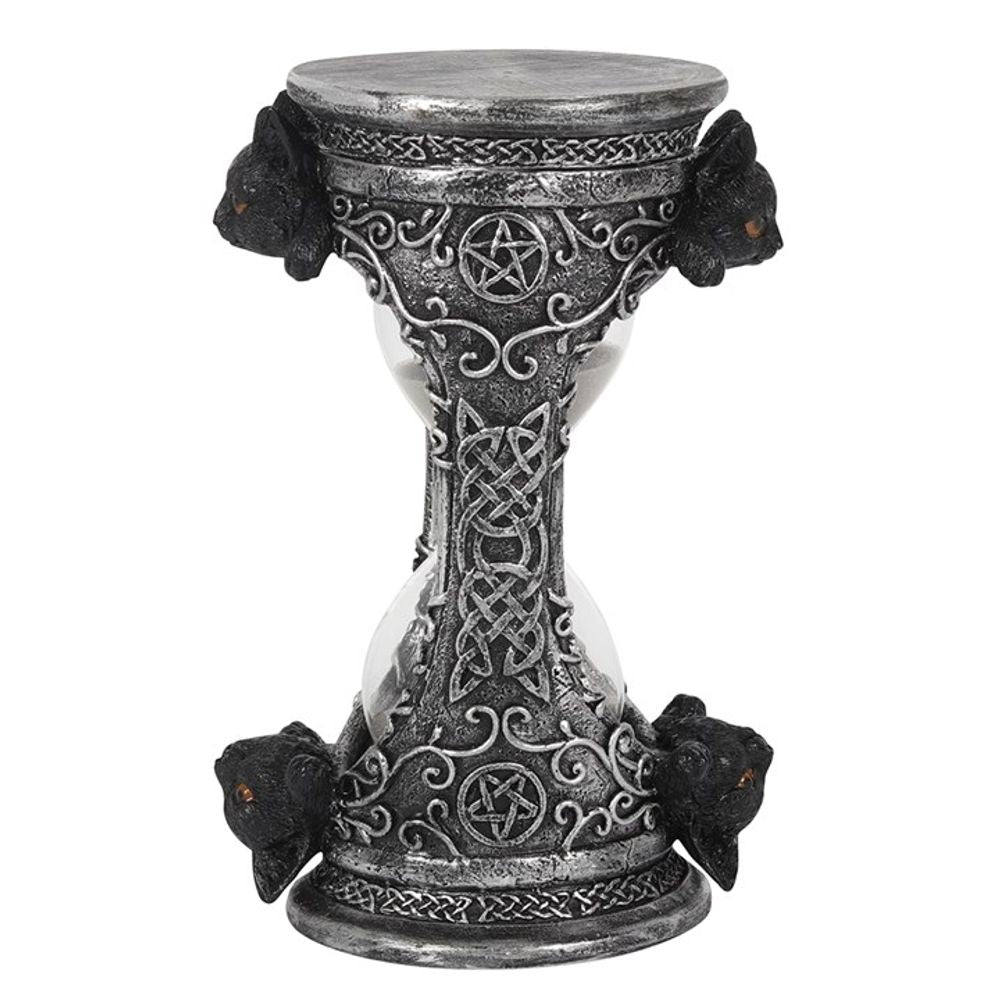 Eleanoras BLACK CAT HOURGLASS TIMER 