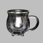 Eleanoras Double Walled Clear Glass Cauldron Mug Mugs