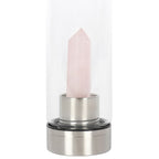 Eleanoras ROSE QUARTZ PURIFYING GLASS WATER BOTTLE Bottles & Flasks