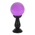 Eleanoras Small Purple Crystal Ball On Stand Crystal Balls
