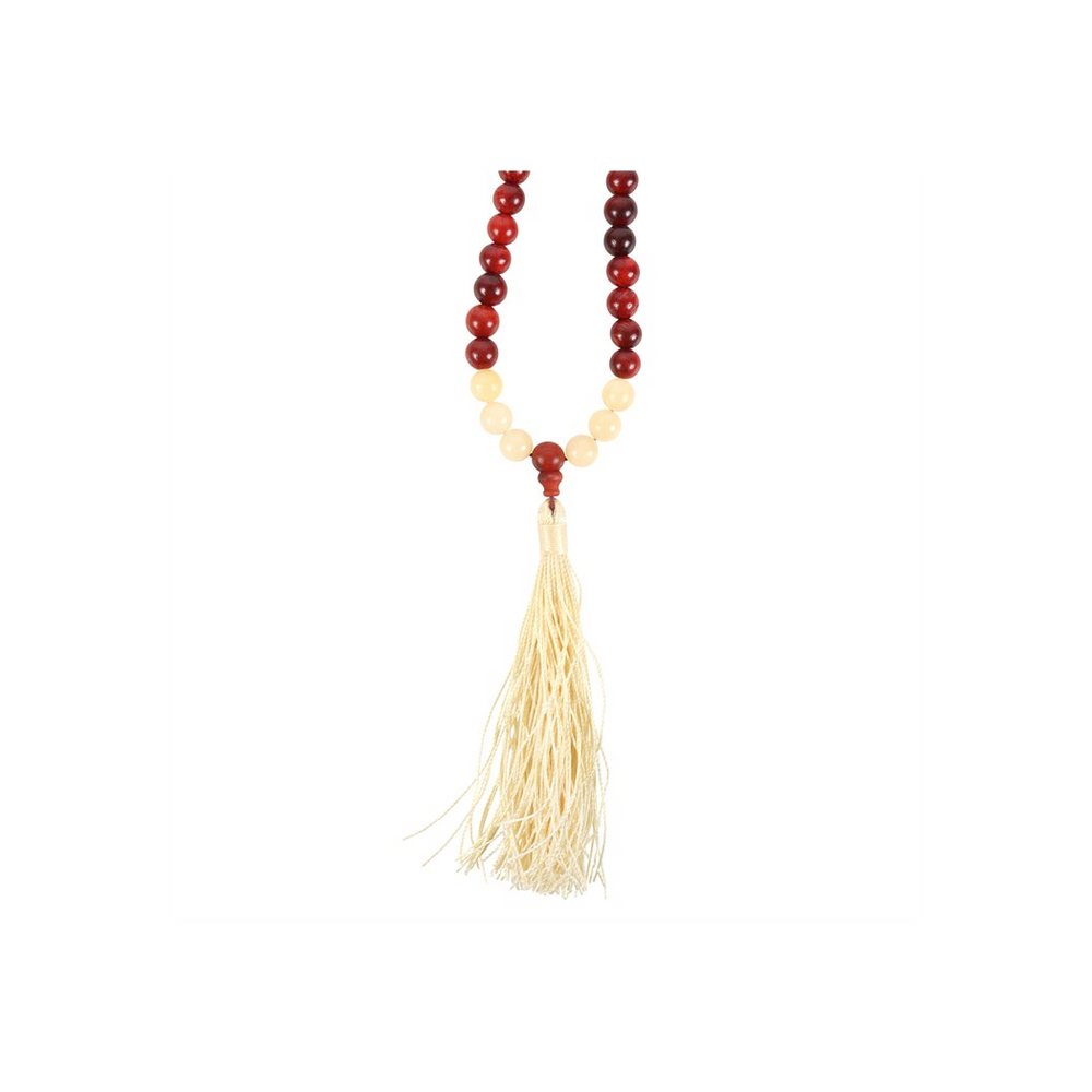 Eleanoras Self Confidence Rosewood & Yellow Jasper Mallah Necklace Necklaces