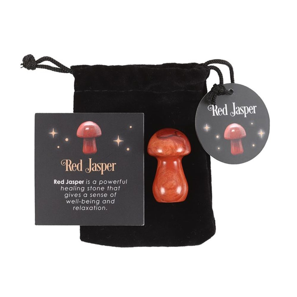 Eleanoras Magical Red Jasper Crystal Mushroom Crystals