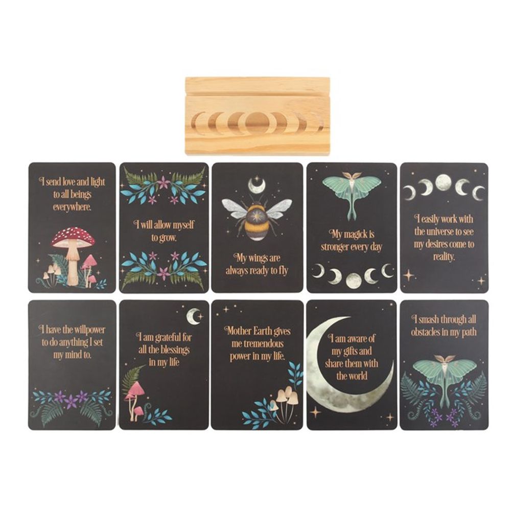 Eleanoras AFFIRMATION CARDS WITH WOODEN STAND Affirmation Cards