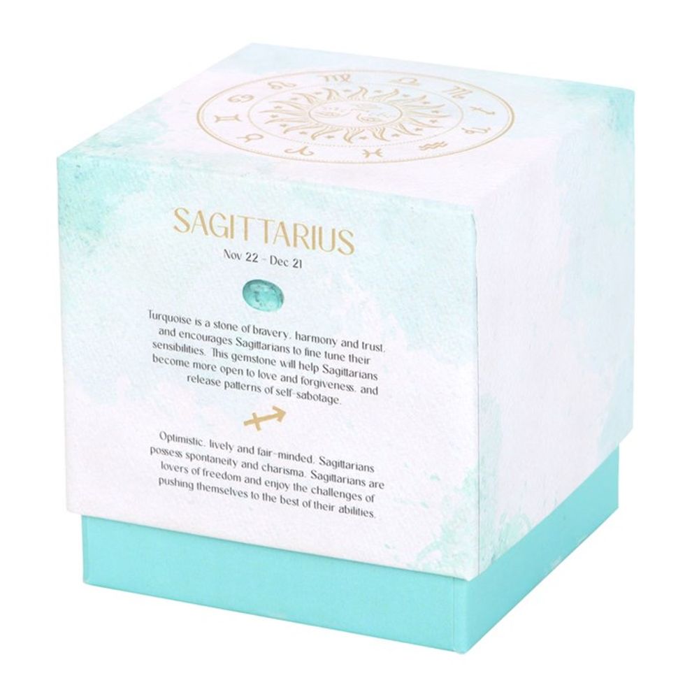 Eleanoras Sagittarius Ylang Ylang & Amber Gemstone Zodiac Candle Candles