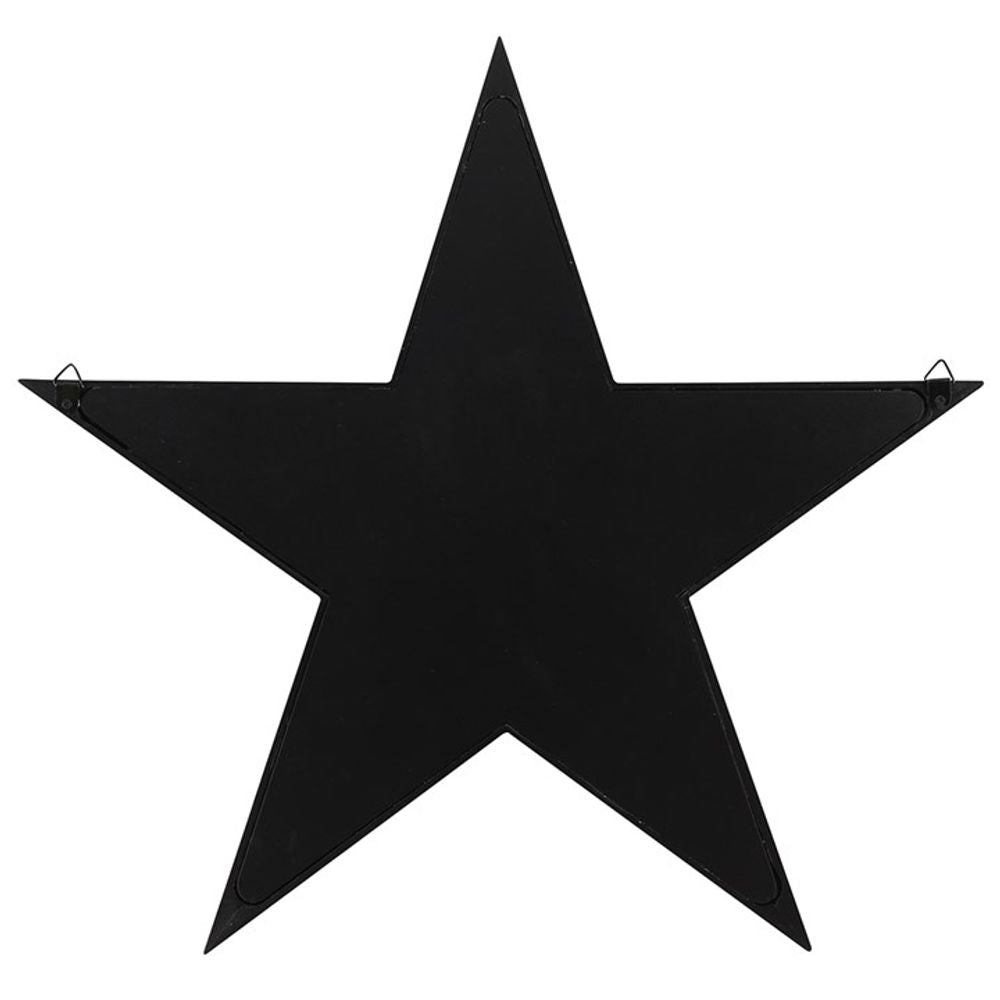 Eleanoras Black Framed Pentagram Mirror 
