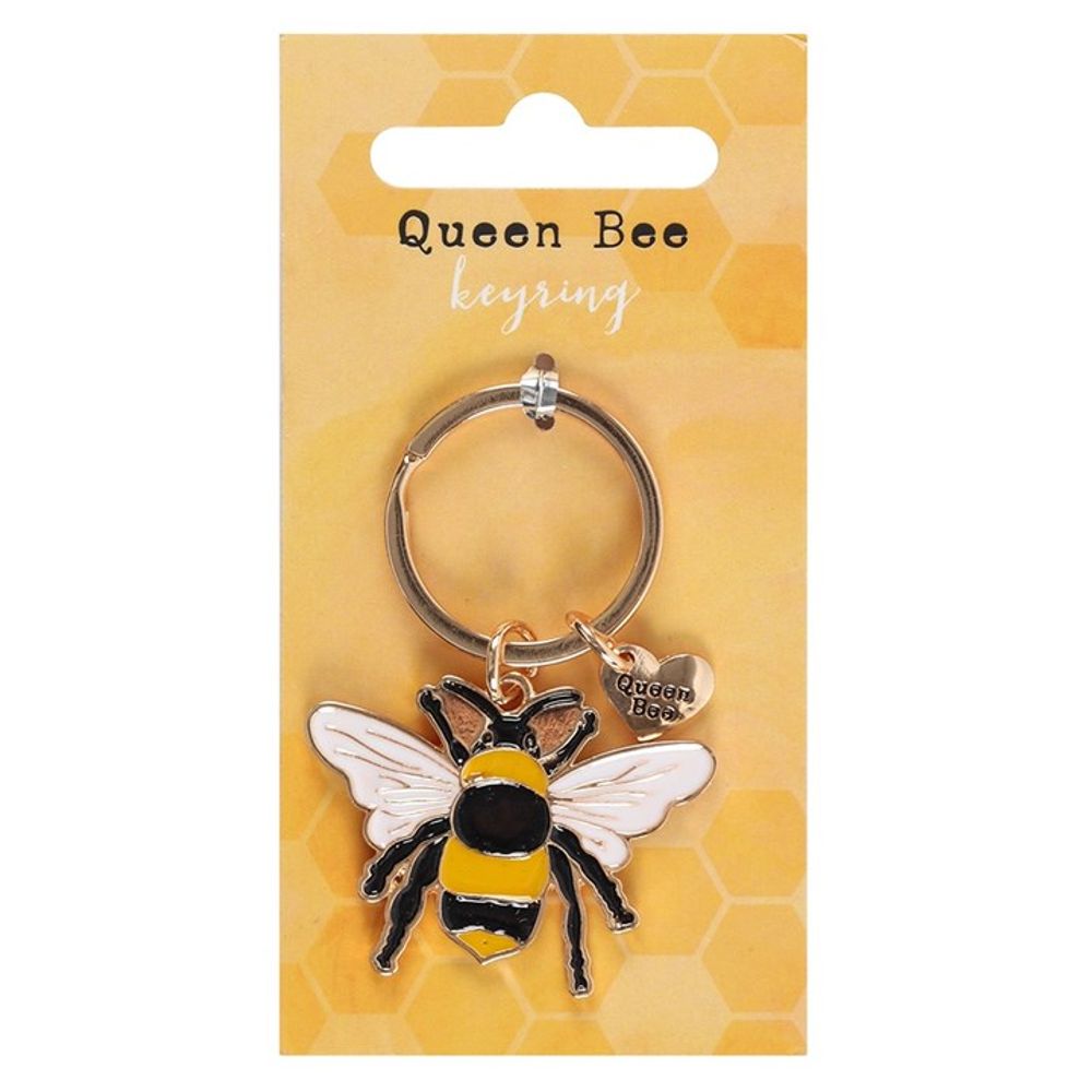 Eleanoras Queen Bee Enamel Keyring Keyrings