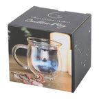 Eleanoras Double Walled Clear Glass Cauldron Mug Mugs