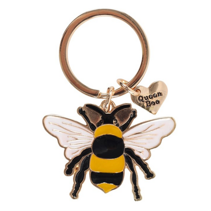 Eleanoras Queen Bee Enamel Keyring Keyrings