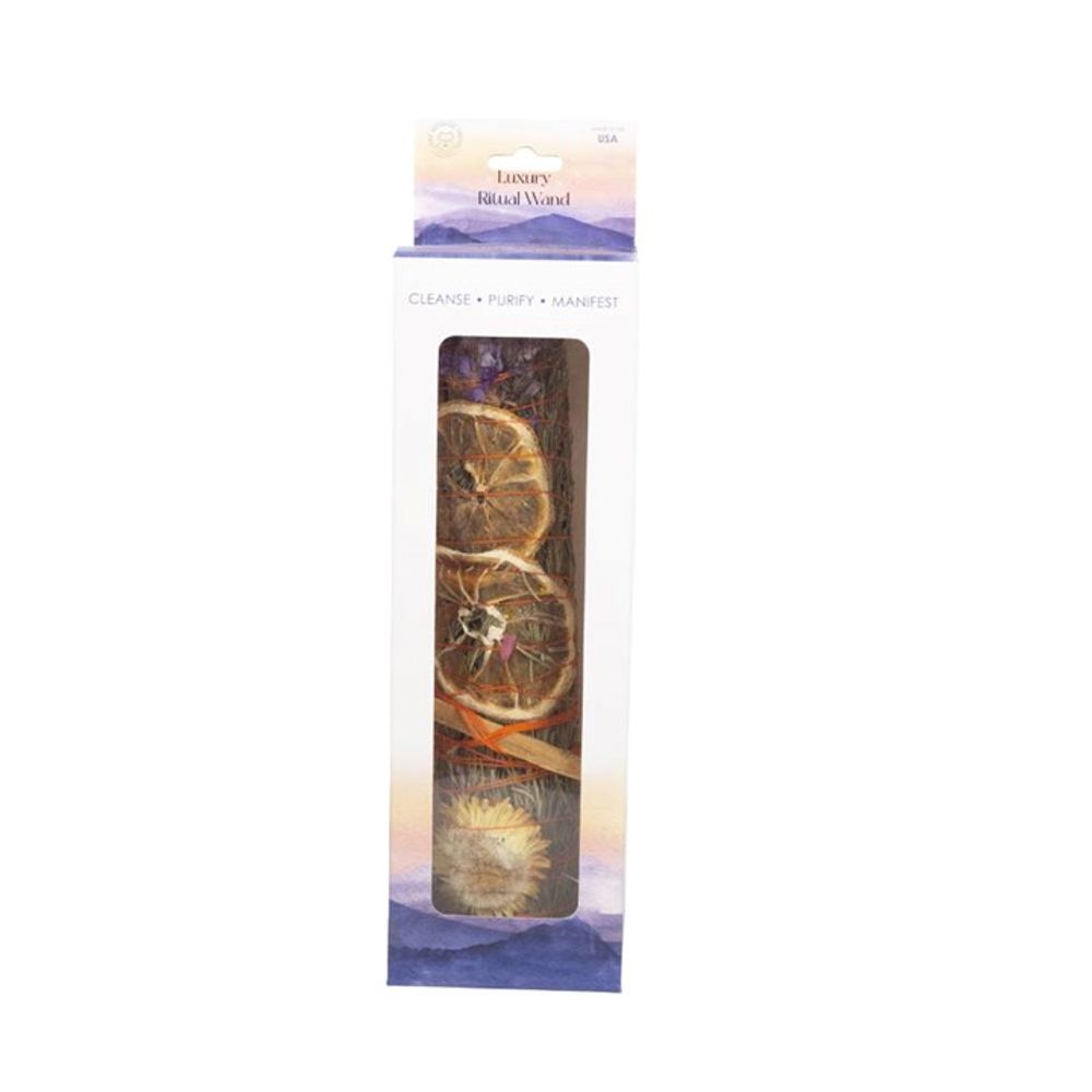 Eleanoras Rosemary, Lavender & Orange Wand Smudge Stick Smudge Sticks