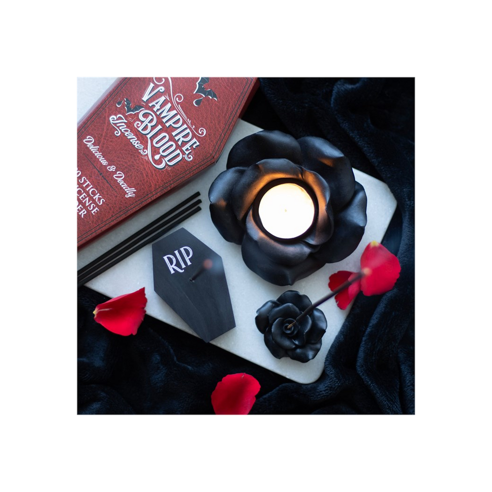 Eleanoras Vampire Blood Incense Sticks & Coffin Holder Incense Holders