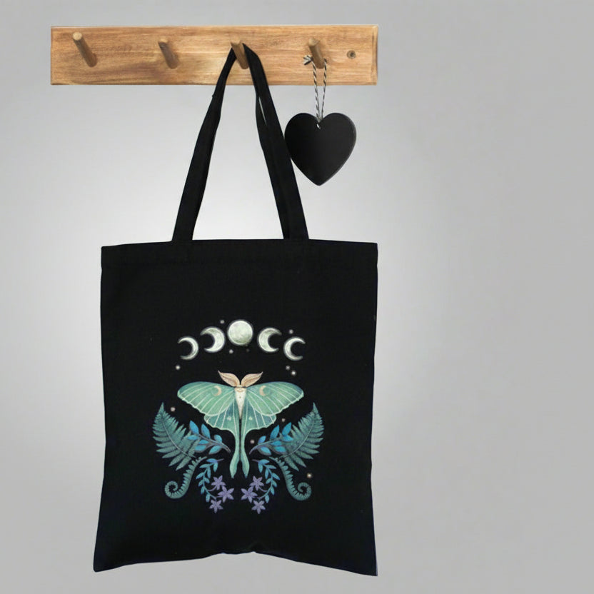 Eleanoras Luna Moth Tote Bag Totes & Shopping Bags