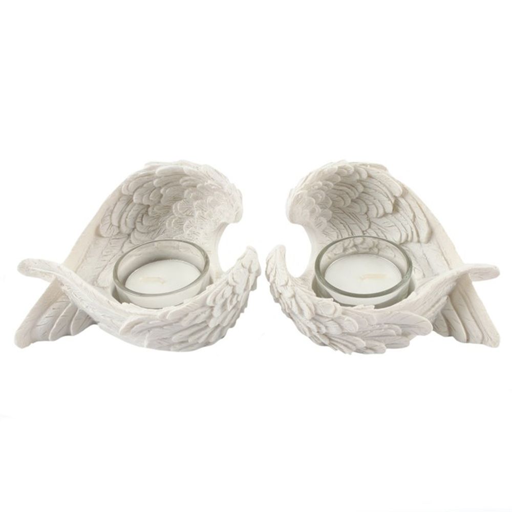 Eleanoras Set of 2 Winged Candle Holders Candle Holders
