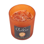 Eleanoras SACRAL CHAKRA ORANGE CRYSTAL CHIP CANDLE Candles