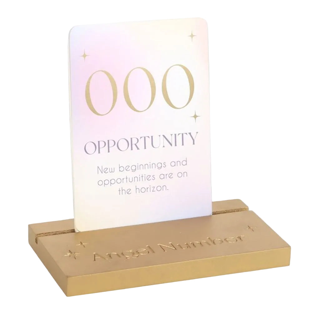 Eleanoras Angel Number Affirmation Cards With Stand Affirmation Cards
