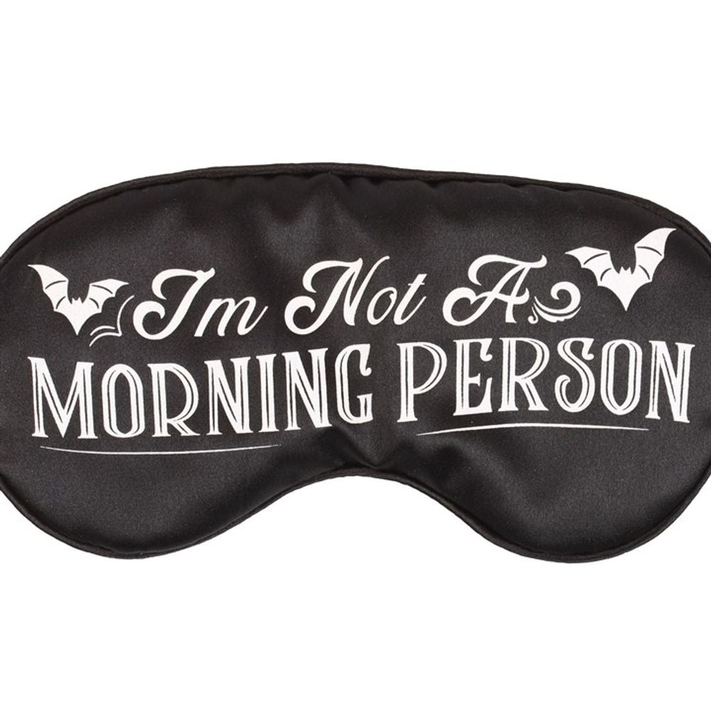Eleanoras I'm Not A Morning Person Satin Sleep Mak Beauty Accessories
