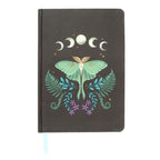 Eleanoras Luna Moth A5 Notebook Notebooks