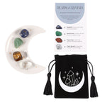 Eleanoras SUCCESS HEALING CRYSTAL SET WITH MOON TRINKET DISH Crystals
