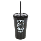 Eleanoras Goth Juice Tumbler With Straw Drinkware