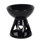 Eleanoras Black Deep Bowl Oil Burner 