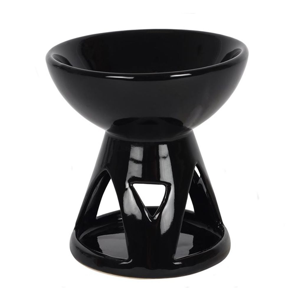 Eleanoras Black Deep Bowl Oil Burner 