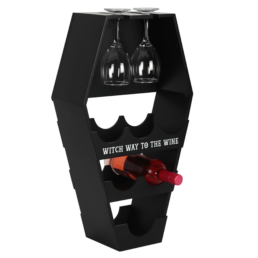 Eleanoras Coffin Wine Shelf 