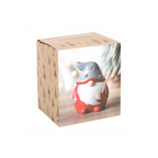 Eleanoras Red & Grey Gonk Tealight Holder Candle Holders