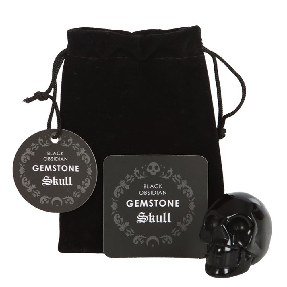 Eleanoras Black Obsidian Crystal Skull Crystals