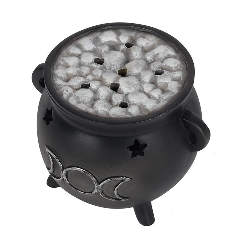 Eleanoras Triple Moon Cauldron Incense Cone Holder Incense Holders