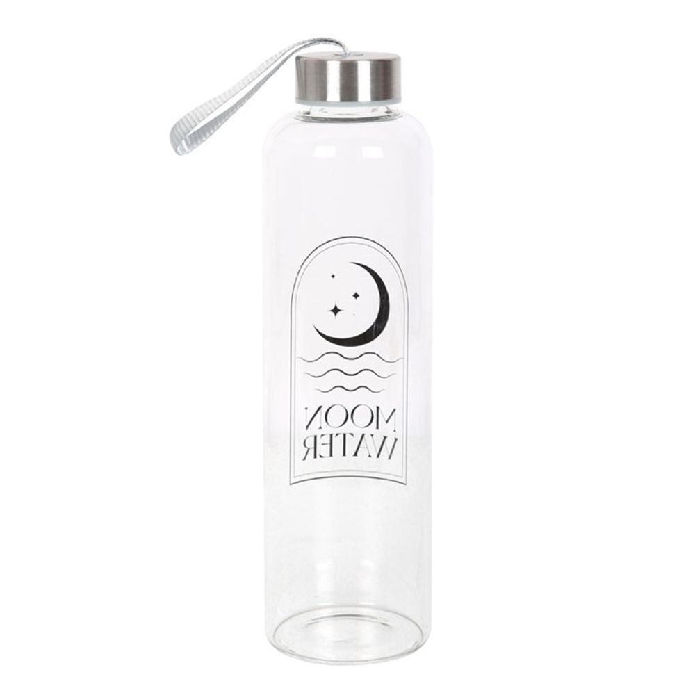 Eleanoras Moon Water Glass Water Bottle Bottles & Flasks