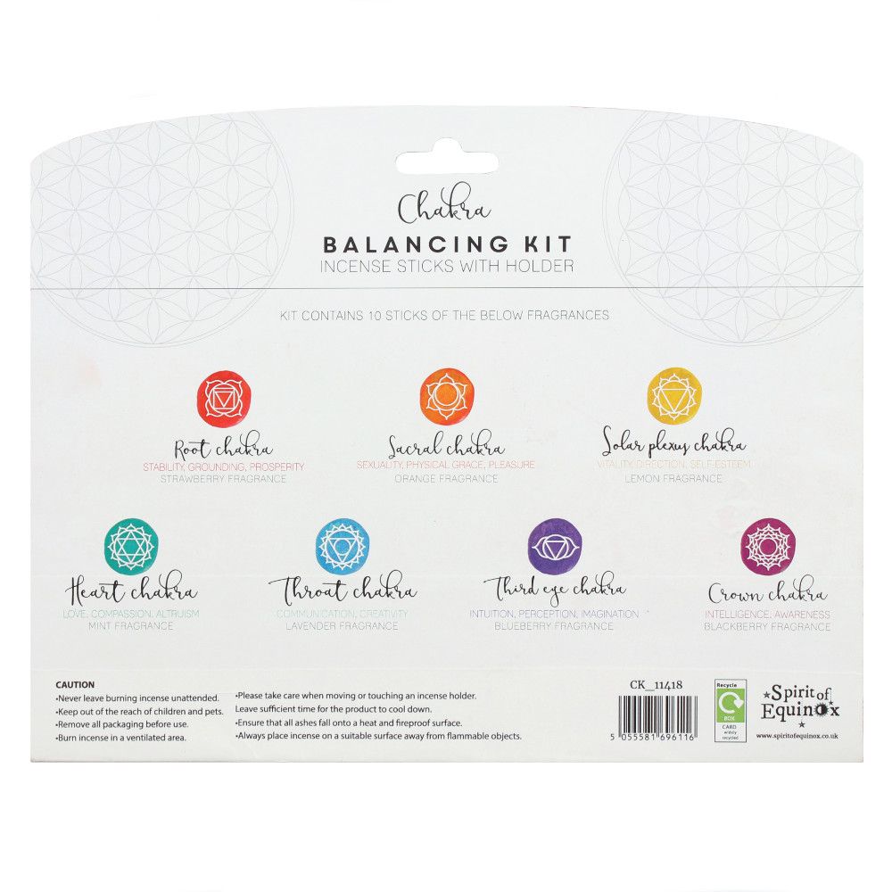 Eleanoras Chakra Incense Balancing Kit Incense Sticks